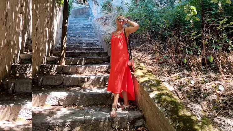 Amateur Blonde MILF Wife Fucks Doggy Style After Walk - Homemade German Sex