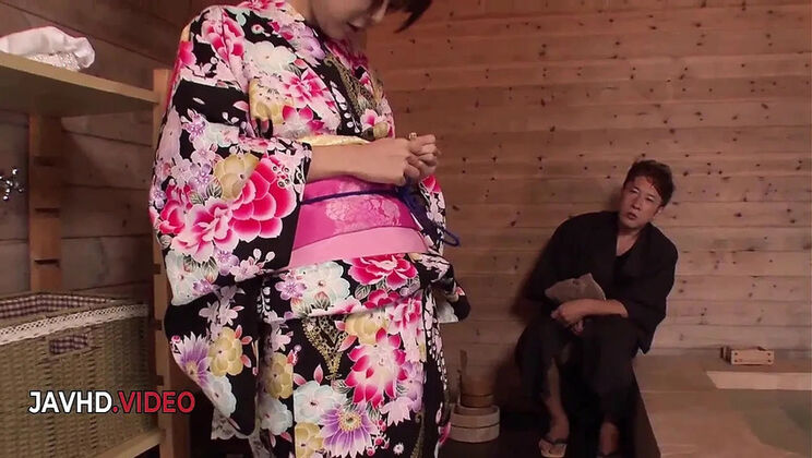 Hot Asian Babe Gets Creampie in Steamy Sauna Sex