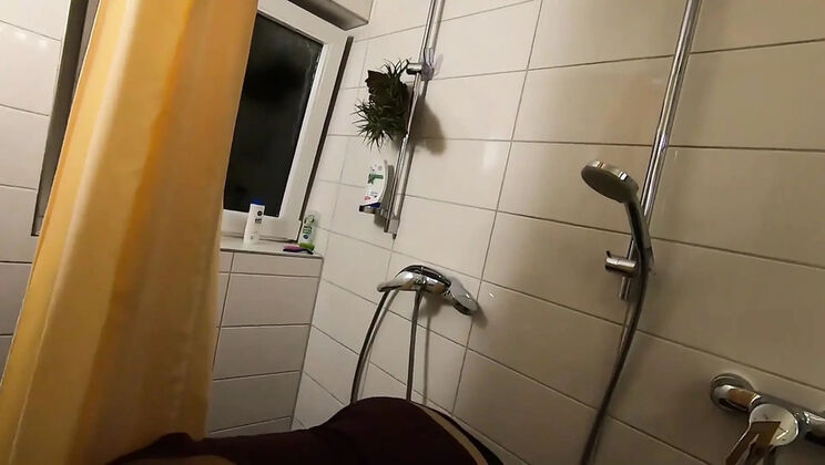 Bekycarril Amateur POV Blowjob in Bathroom - Cum and Piss Fetish HD