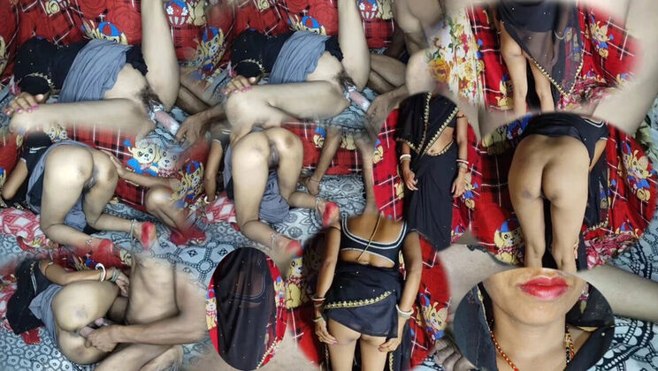 Part 2: Desi Housewife in Black Saree Gets Fucked Doggy Style - Hindi Audio, Dildo & Cock Inserted