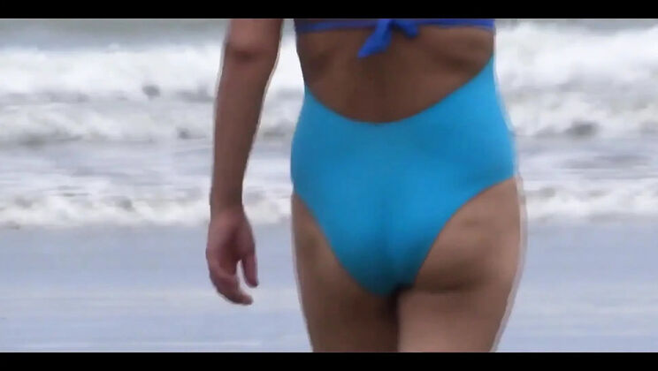 Blonde MILF Back From Beach So Excited She Masturbates & Asks Stepson To Show His Big Dick