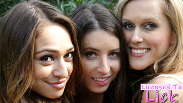 Sasha Heart Seduces Bestie Serena Blair - Lesbian Threesome Pussy Licking Outdoor Sex