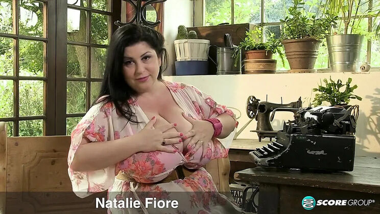 Natalie Fiore Big Tits BBW Pregnant Solo Shower Backstage Behind The Lens