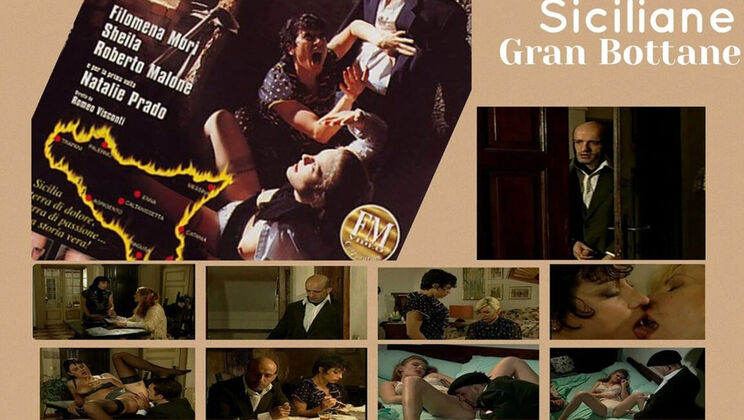 Italian Vintage Retro: Roberto Malone & Silvio Evangelista Doggystyle Creampie Compilation HD