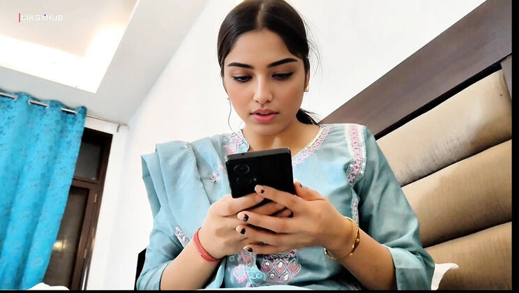 Indian Agent Fucks Pakistani Girl - Desi Bhabhi Roleplay Sex with Blowjob & Doggy Style