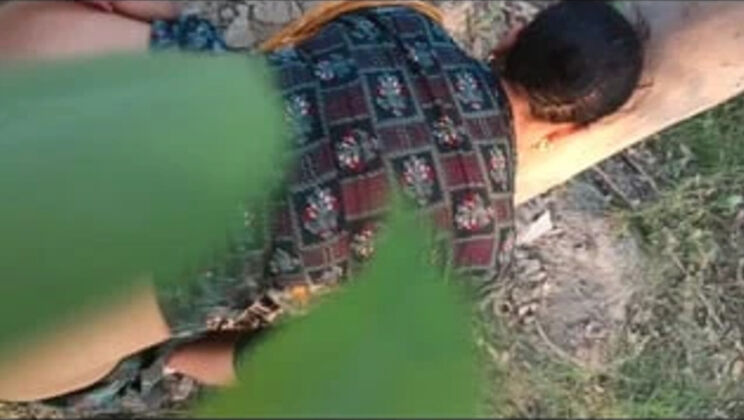 Desi Bhabhi Doggy Style Fucked Hard in Jungle - Outdoor Indian Sex with Moaning