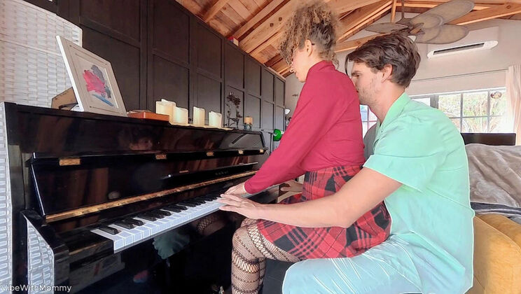 Riding My Piano Teacher's Cock Until Cumshot